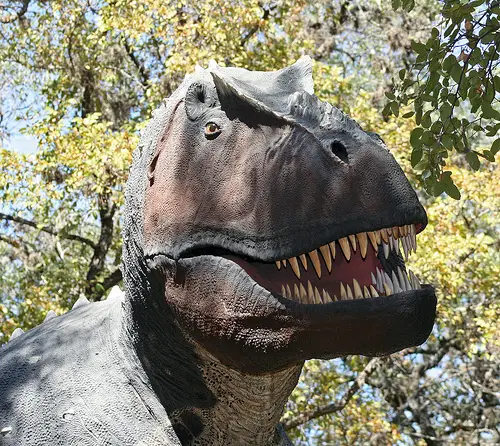 A model of the Daspletosaurus as Austin's Zilker Park